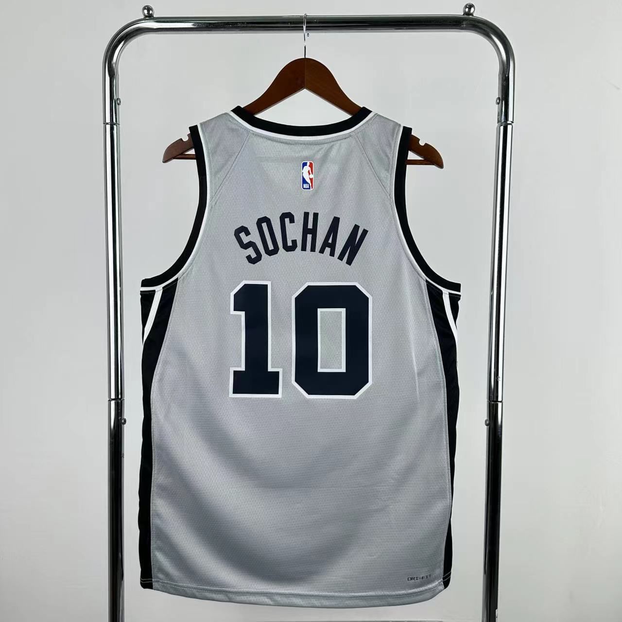 Men San Antonio Spurs #10 Sochan Grey Season 2026 NBA Jersey
